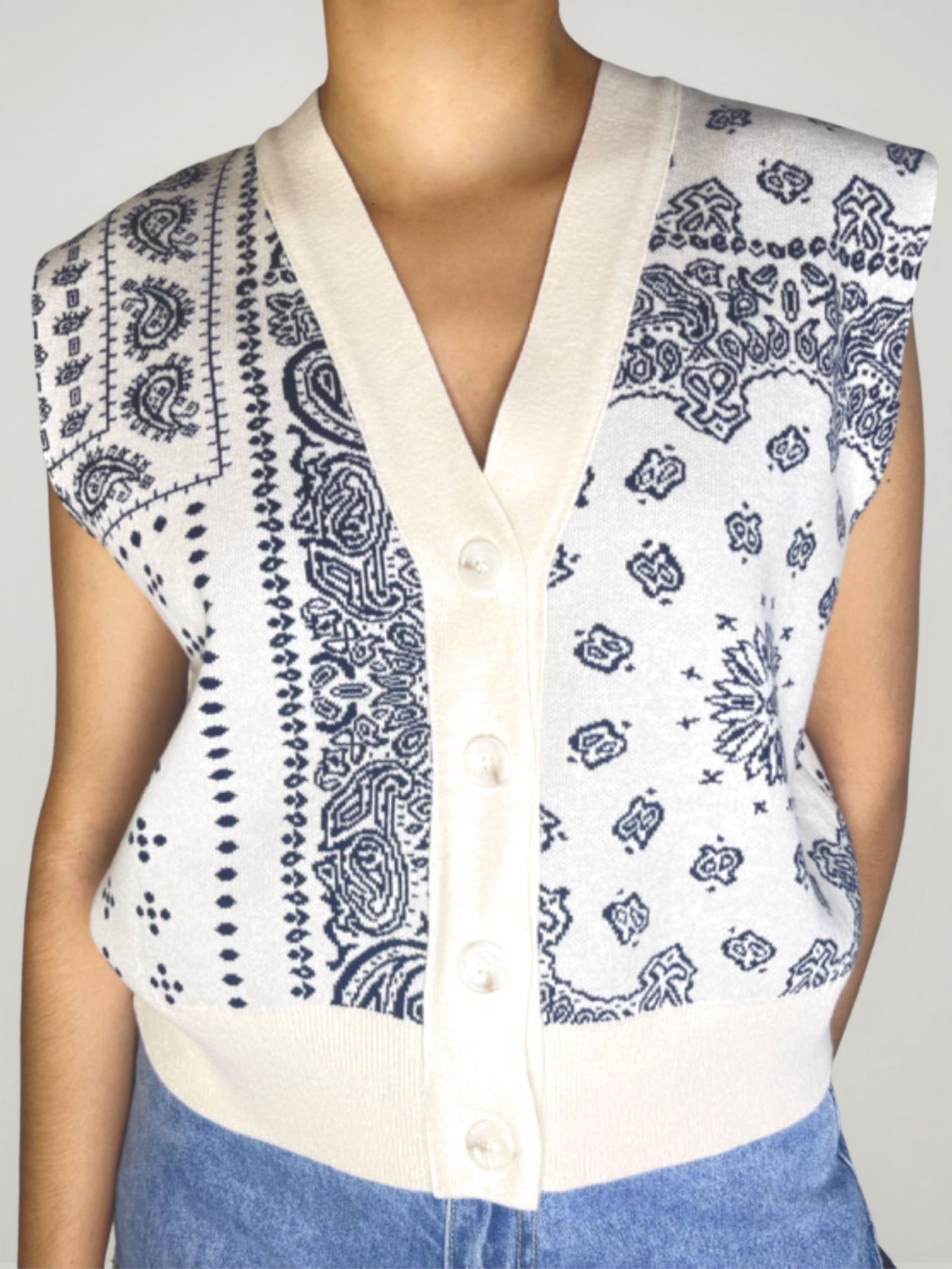BANDANA KNITTED DADDY VEST