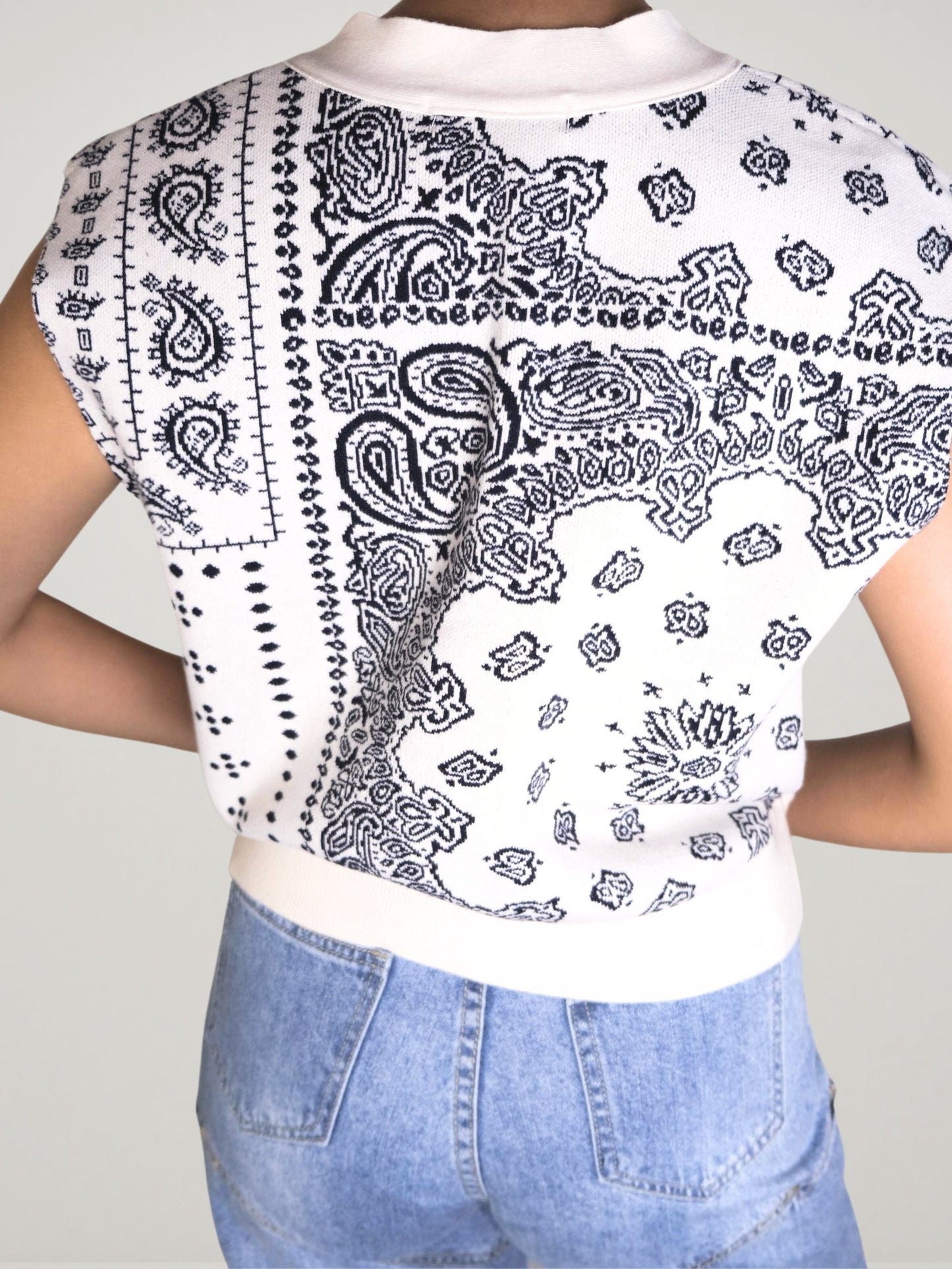 BANDANA KNITTED DADDY VEST