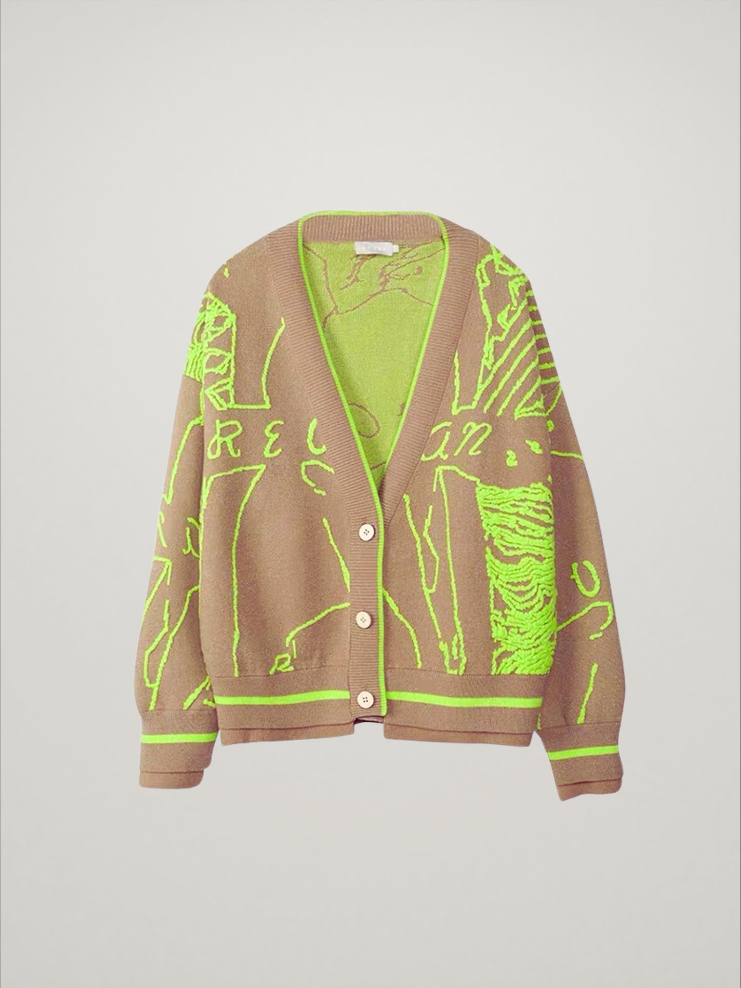 SKETCHY ART CARDIGAN